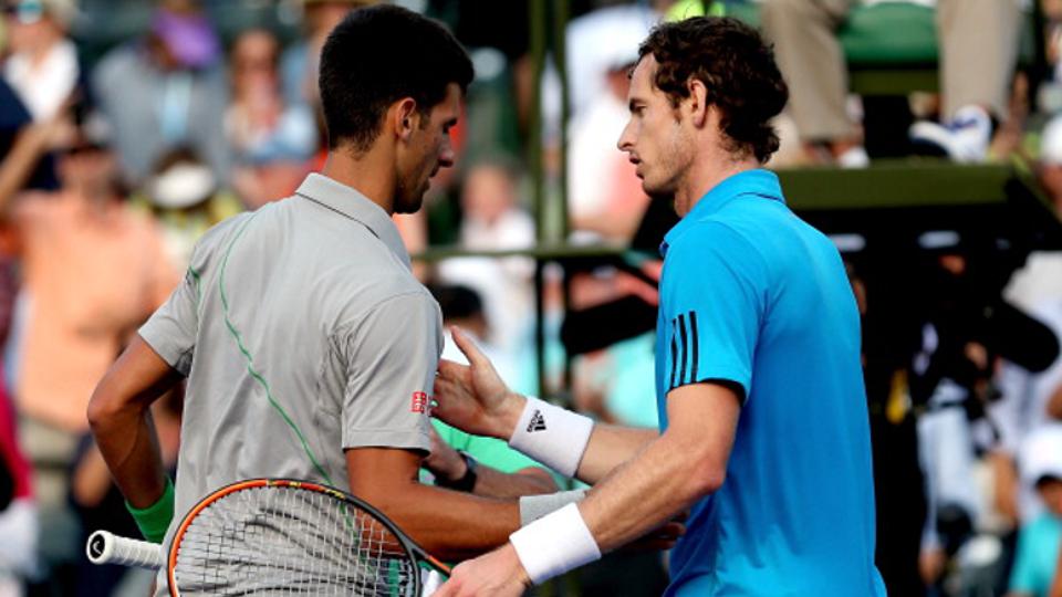 Novak Djokovic dan Andy Murray (kanan) - INDOSPORT